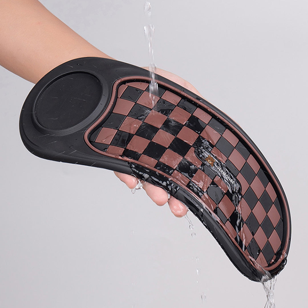 Non-Slip Dashboard Mat with Phone Holder & Parking Number